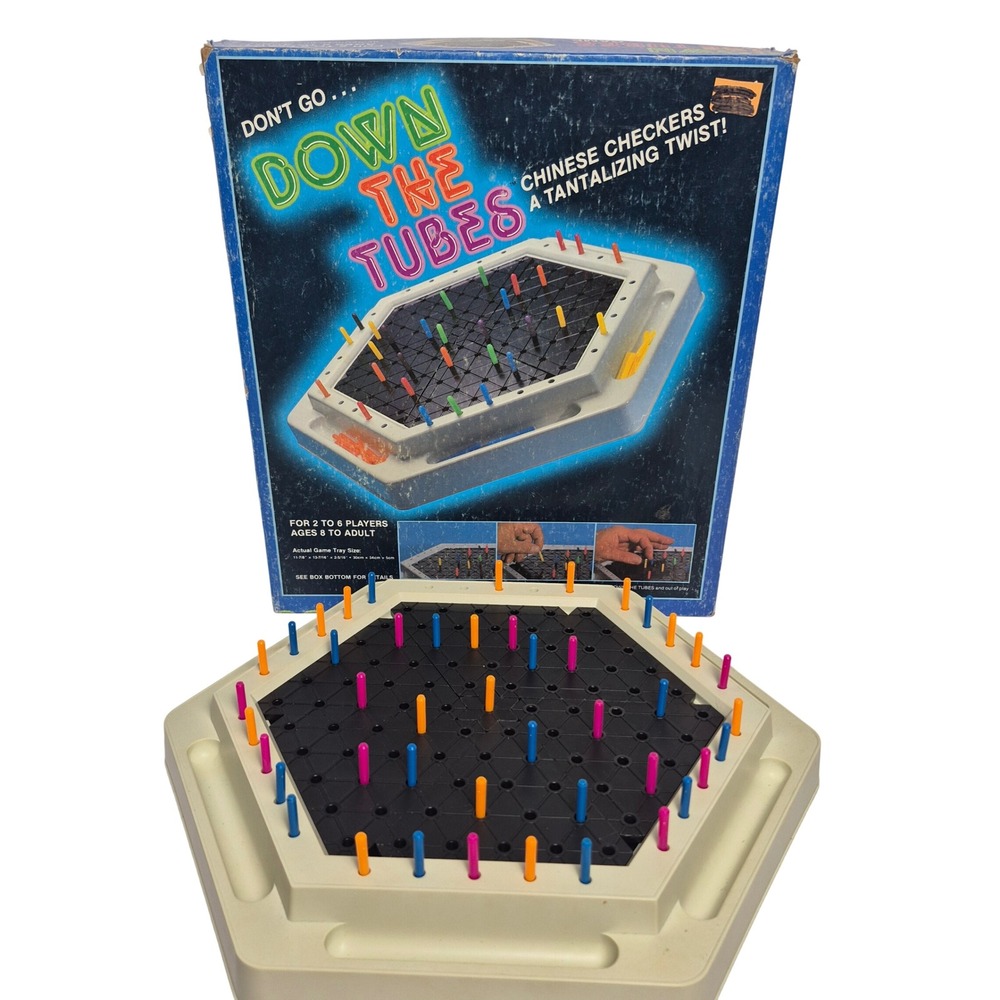Vintage Down The Tubes Game 1980s Whitman Board Game Incomplete Replacement Part - Picture 2 of 9